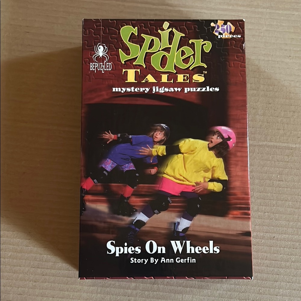 Spider Tales Spies on Wheels Mystery Jigsaw Puzzle